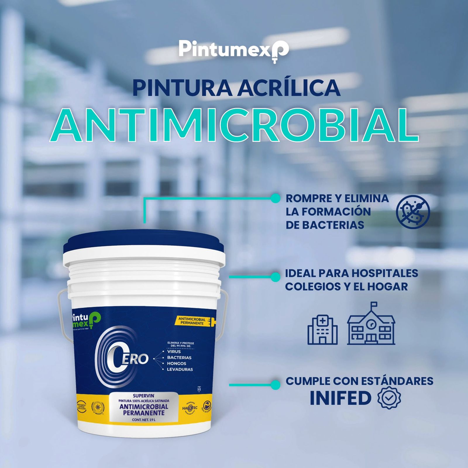 CERO SUPERVIN 100% ACRÍLICA ANTIMICROBIAL PERMANENTE